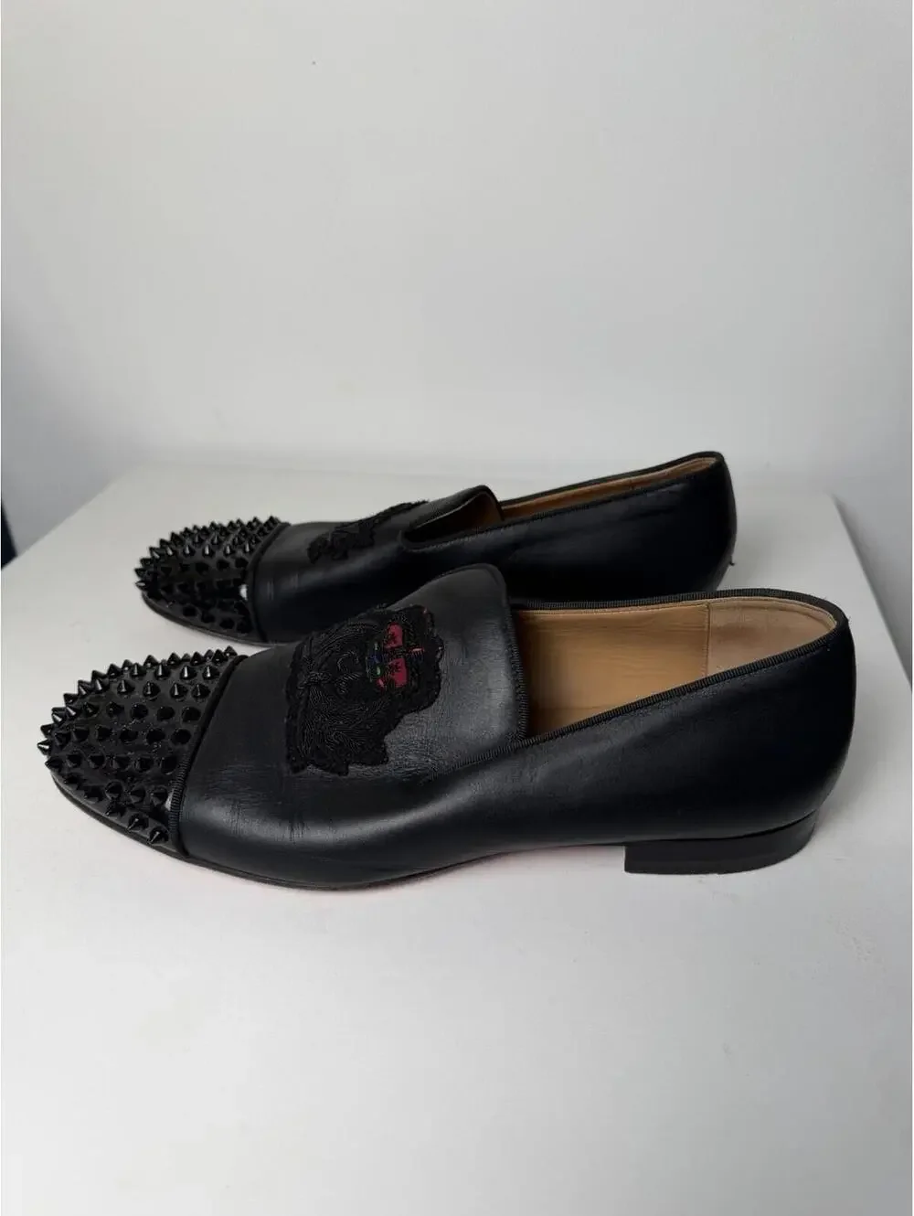 Christian Louboutin Dandelion Spikes Loafers Sz 43.5 US 10.5
